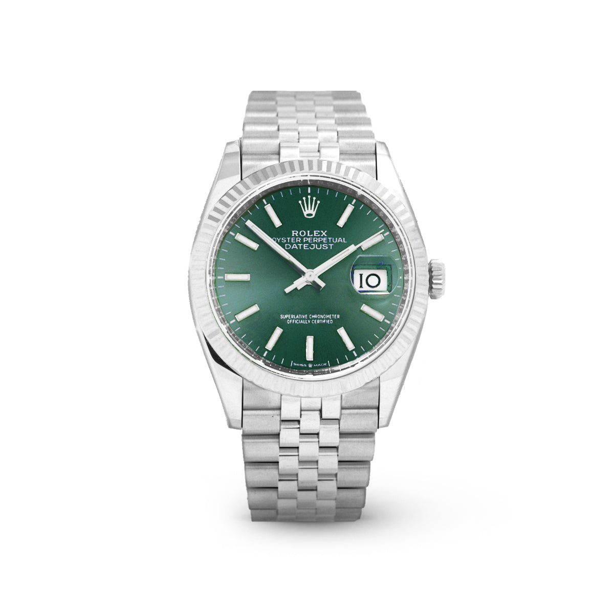 Rolex Datejust 36 126234 Mint Green Dial Jubilee