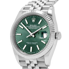 Rolex Datejust 36 126234 Mint Green Dial Jubilee