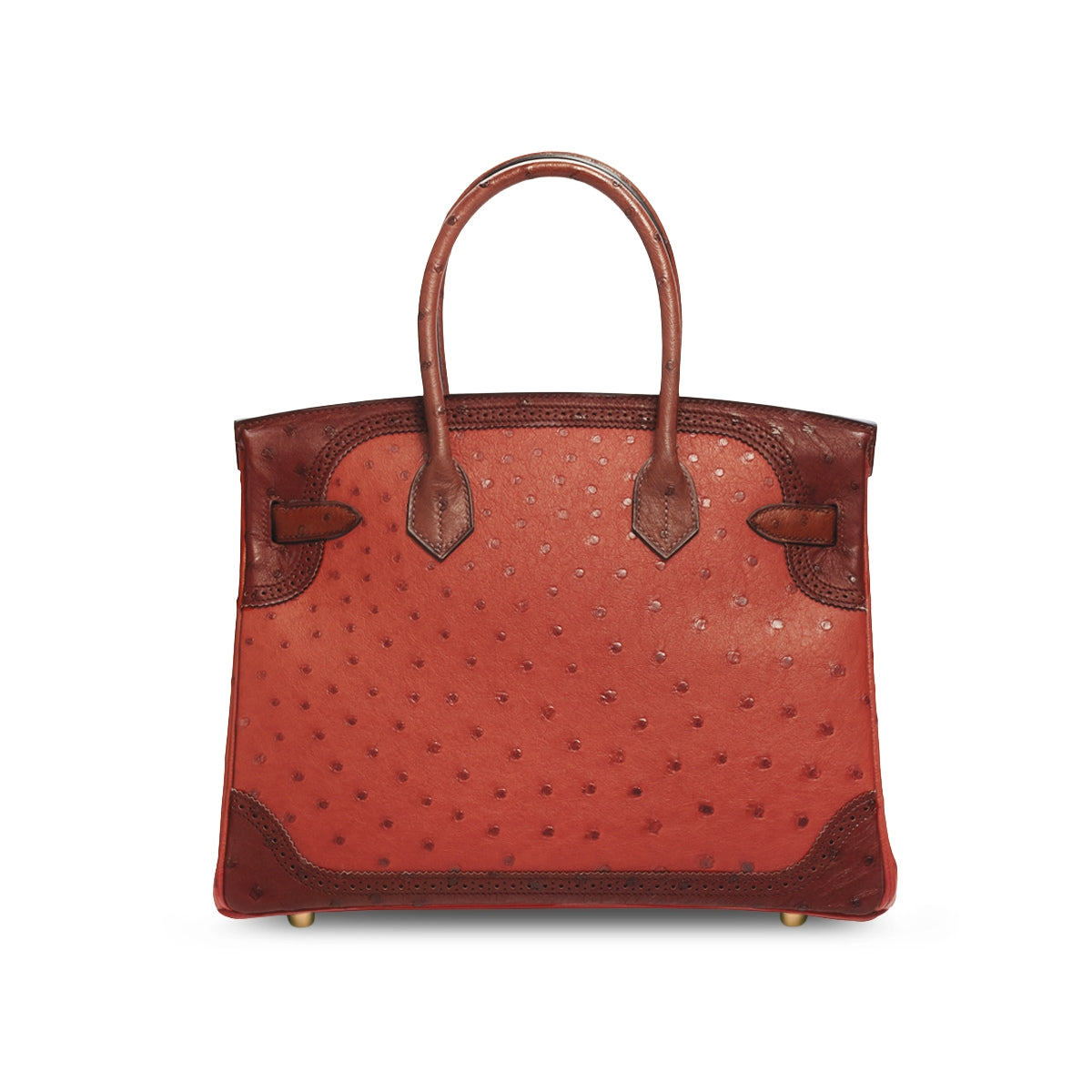 Hermès Birkin 30 Rouge Ghillies Autruche GHW R