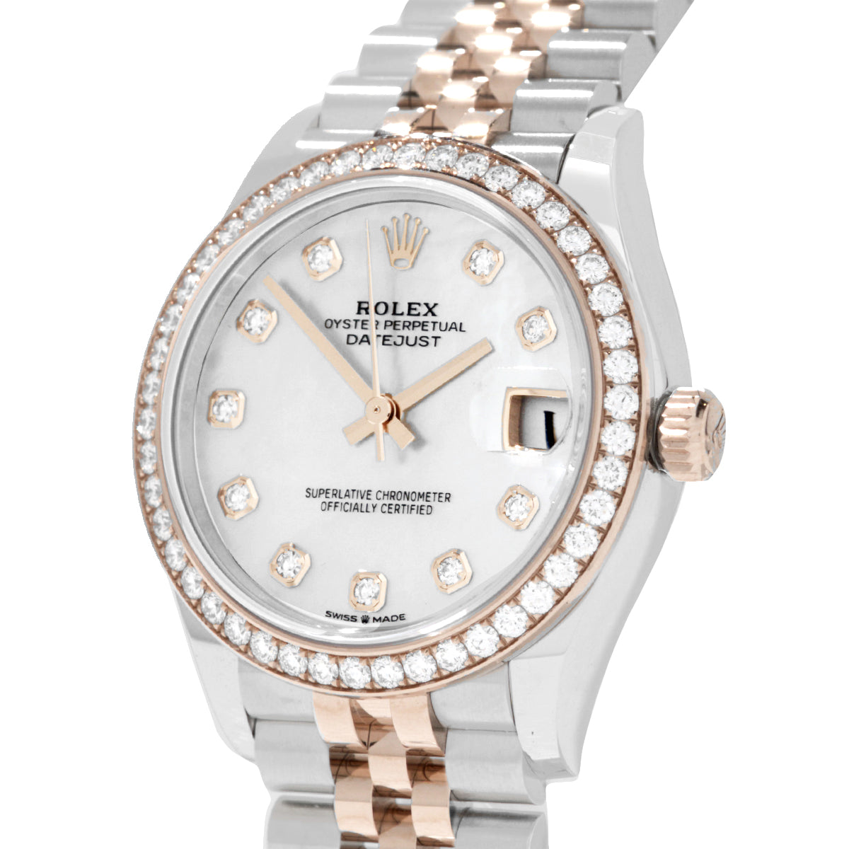 Rolex Datejust 31 278381RBR White MOP Jubilee