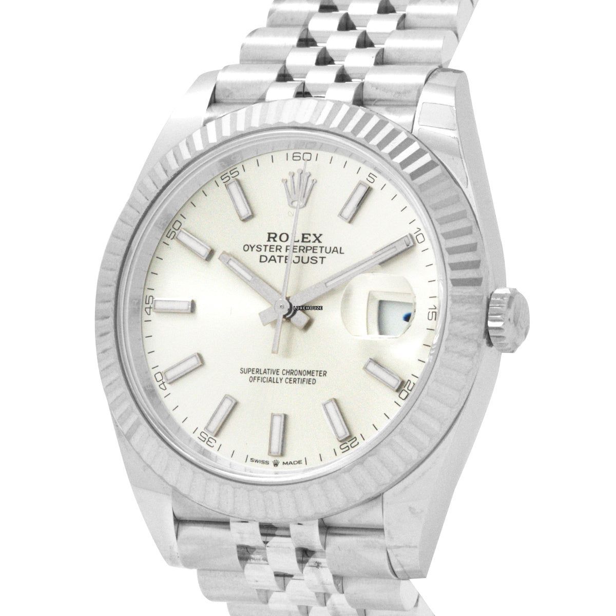 Rolex Datejust 41 126334 Silver Index Jubilee