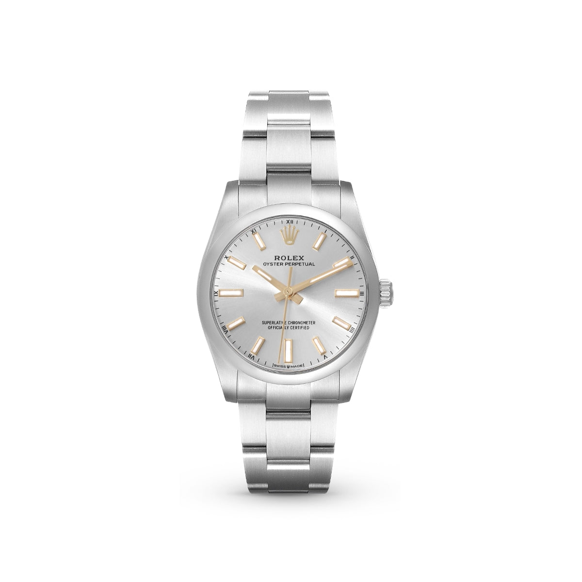 Rolex Oyster Perpetual 34 124200 Silver