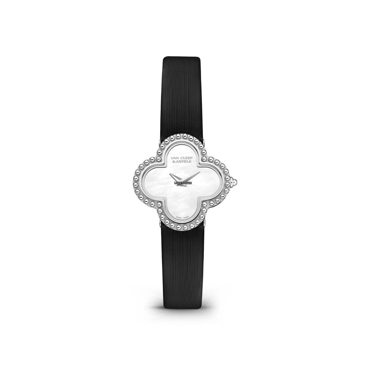 Van Cleef & Arpels Alhambra Watch small model 18K White Gold Mother-of-pearl VCARD21600 