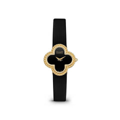 Van Cleef & Arpels Alhambra Watch small model 18K Yellow Gold Onyx VCARD21900