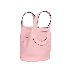 Hermès In the Loop 18 Rose Sakura Clemence PHW W