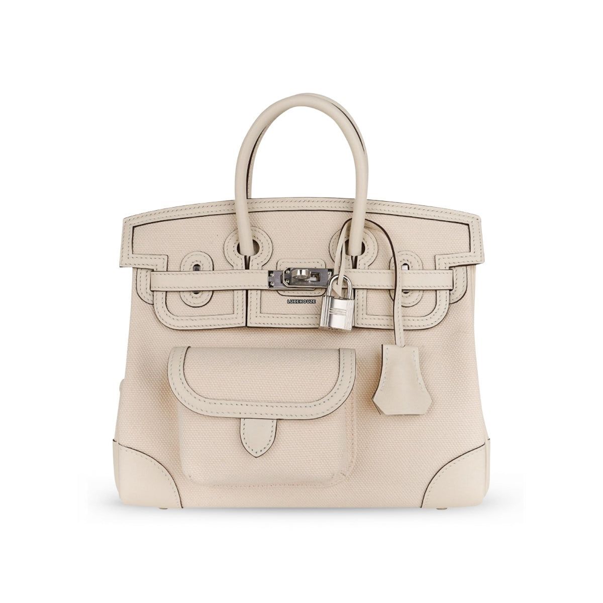 Hermes Birkin 25 Cargo Nata PHW U