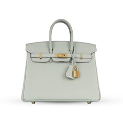 Hermes Birkin 25 Gris Neve Togo GHW