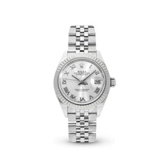 Rolex Datejust 28 279174 Silver Roman Jubilee