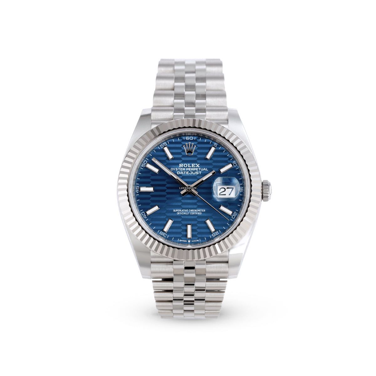 Rolex Datejust 41 126334 Blue Motif Jubilee