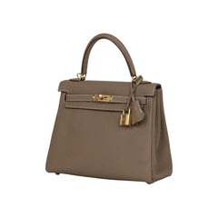 Hermes Kelly 25 Etoupe Togo GHW W