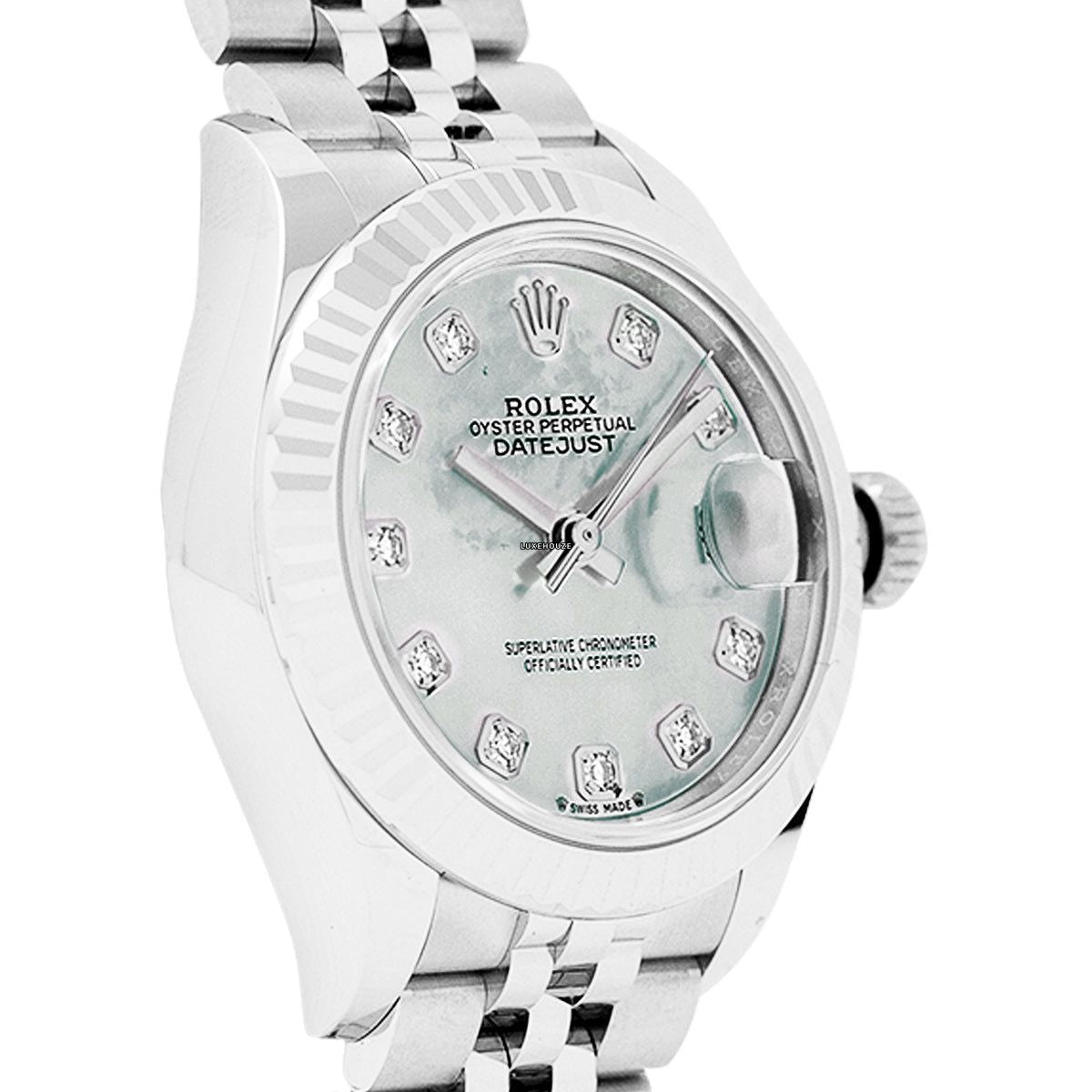 Rolex Lady Datejust 28 279174NG White MOP Jubilee