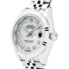 Rolex Lady Datejust 28 279174NG White MOP Jubilee