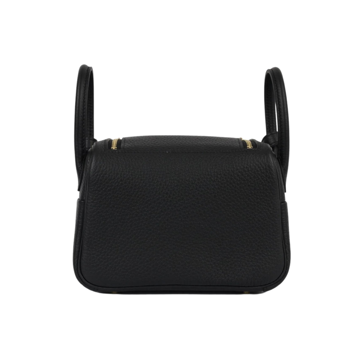 Hermes Mini Lindy Black Clemence GHW W