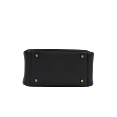 Hermes Mini Lindy Black Clemence GHW W