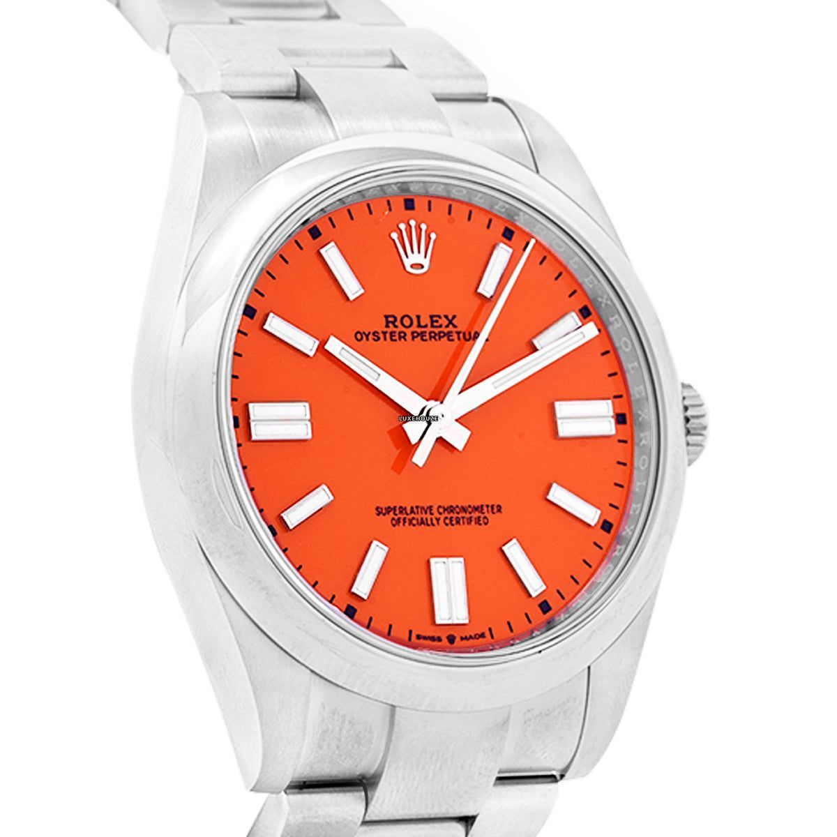 Rolex Oyster Perpetual 41 124300 Coral Red