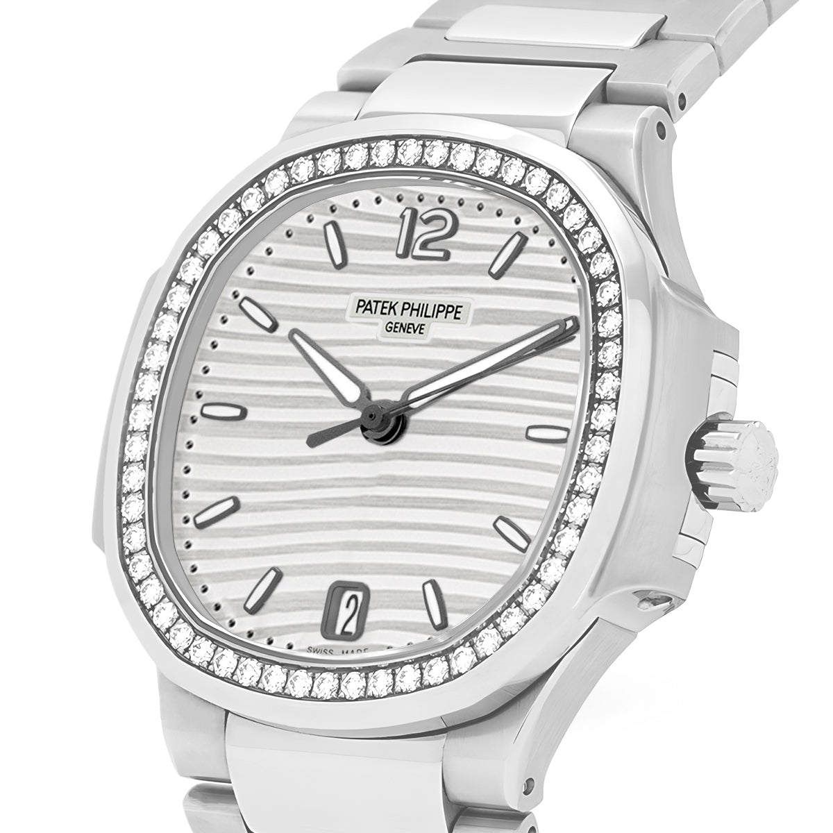 Patek Philippe Nautilus 7118/1200A-010 Silver Diamonds