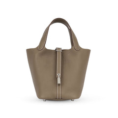 Hermes Picotin 18 Etoupe Clemence PHW B