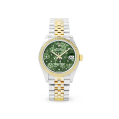 Rolex Datejust 31 278273 Green Floral Motif Jubilee