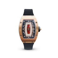 Richard Mille RM07-01 Plain Rose Gold Red Dial