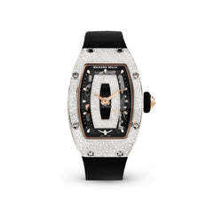 Richard Mille RM07-01 White Gold Snow Set Diamonds Black Lips