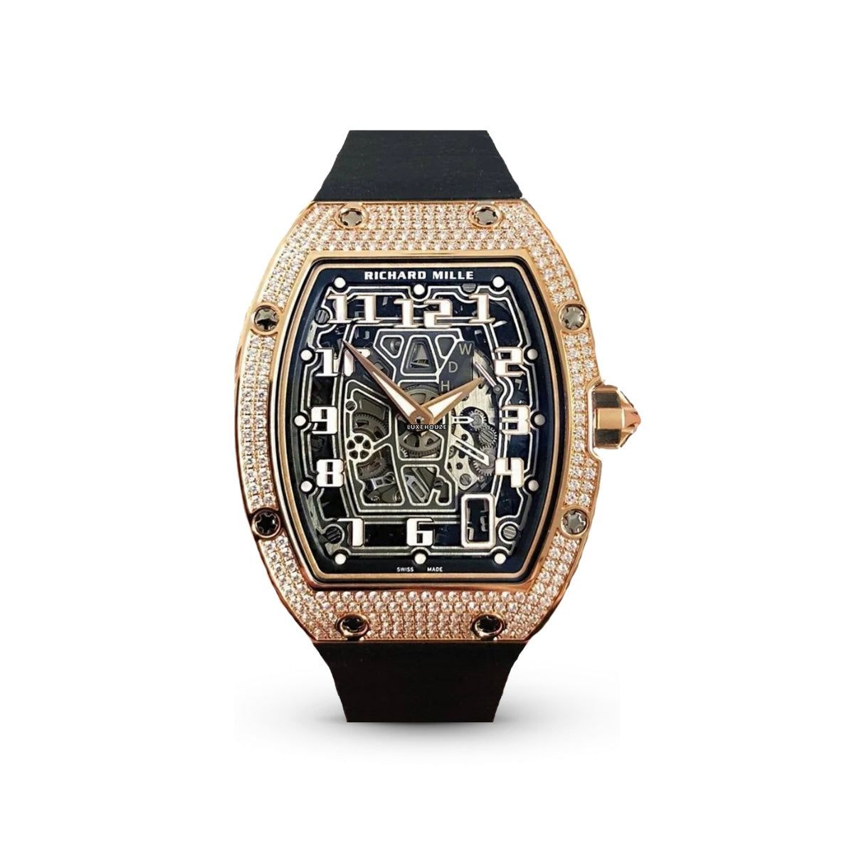 Richard Mille RM67-01 Rose Gold Full Set Diamonds