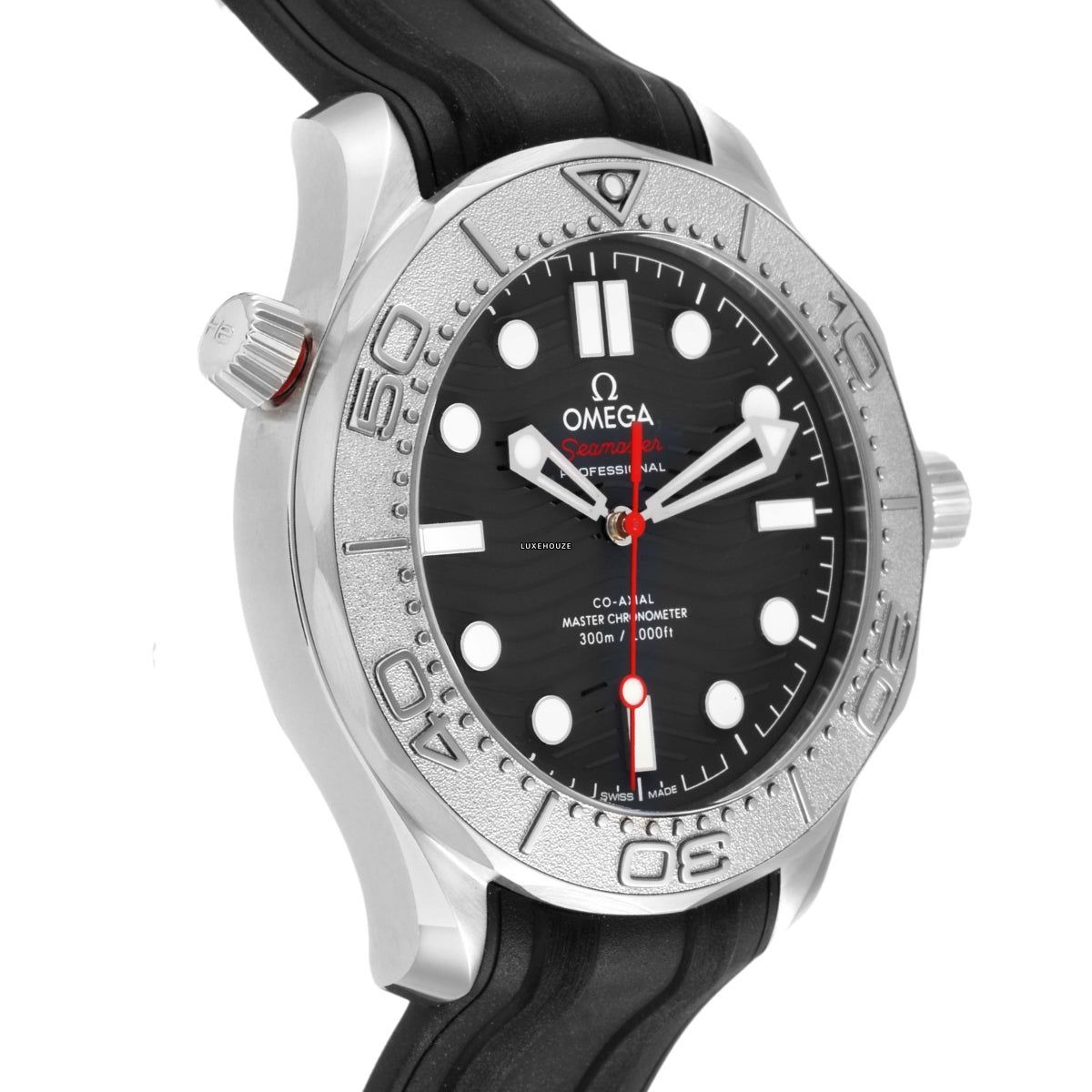 Omega Seamaster Diver 300M 21032422001002 Nekton Black Dial, Rubber Strap