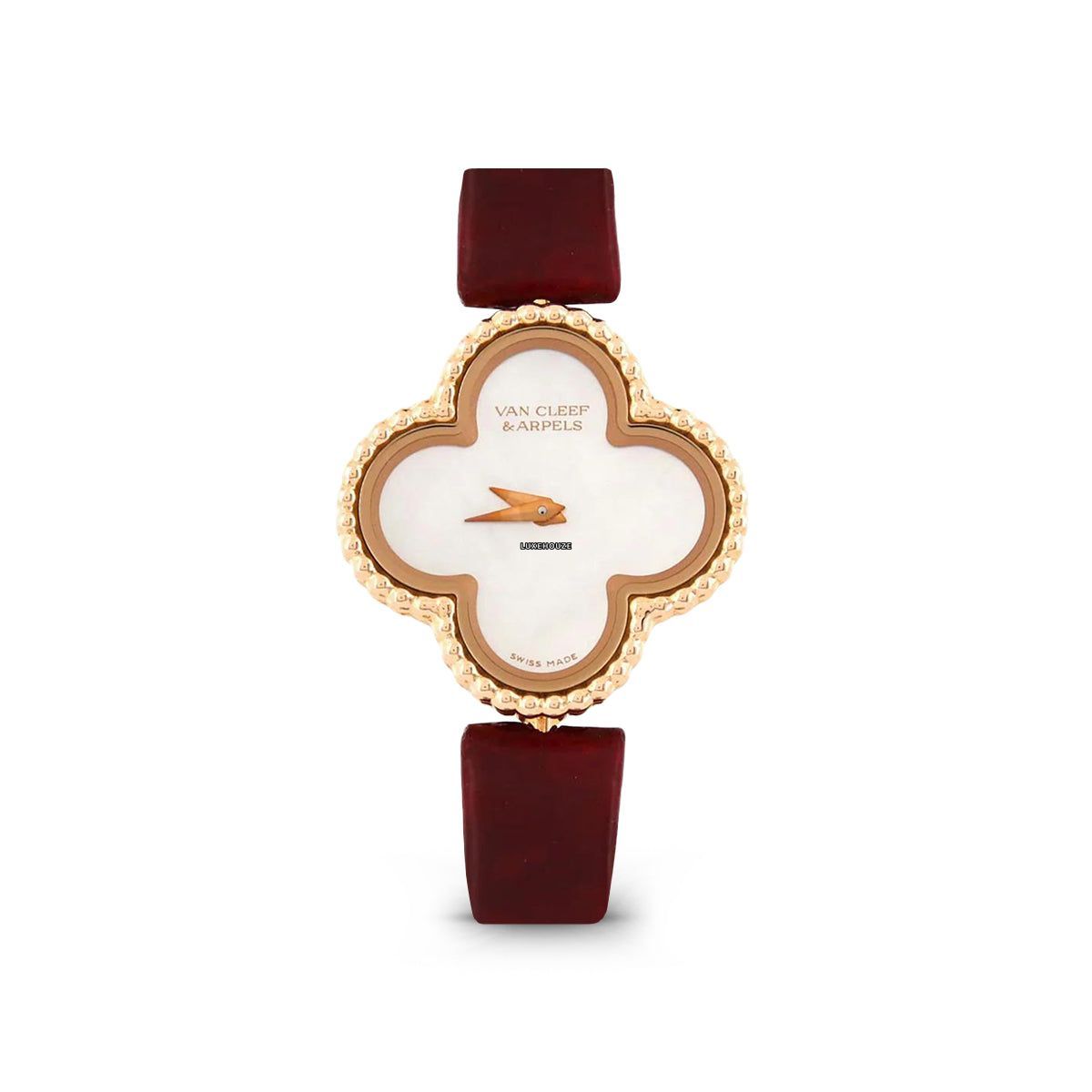 Van Cleef & Arpels Sweet Alhambra Watch 18K Rose Gold Mother-of-pearl VCARO8SF00