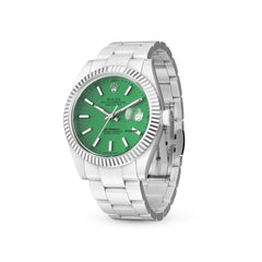 AET Remould Urban Collection Ceramic Datejust - Brunswick Green