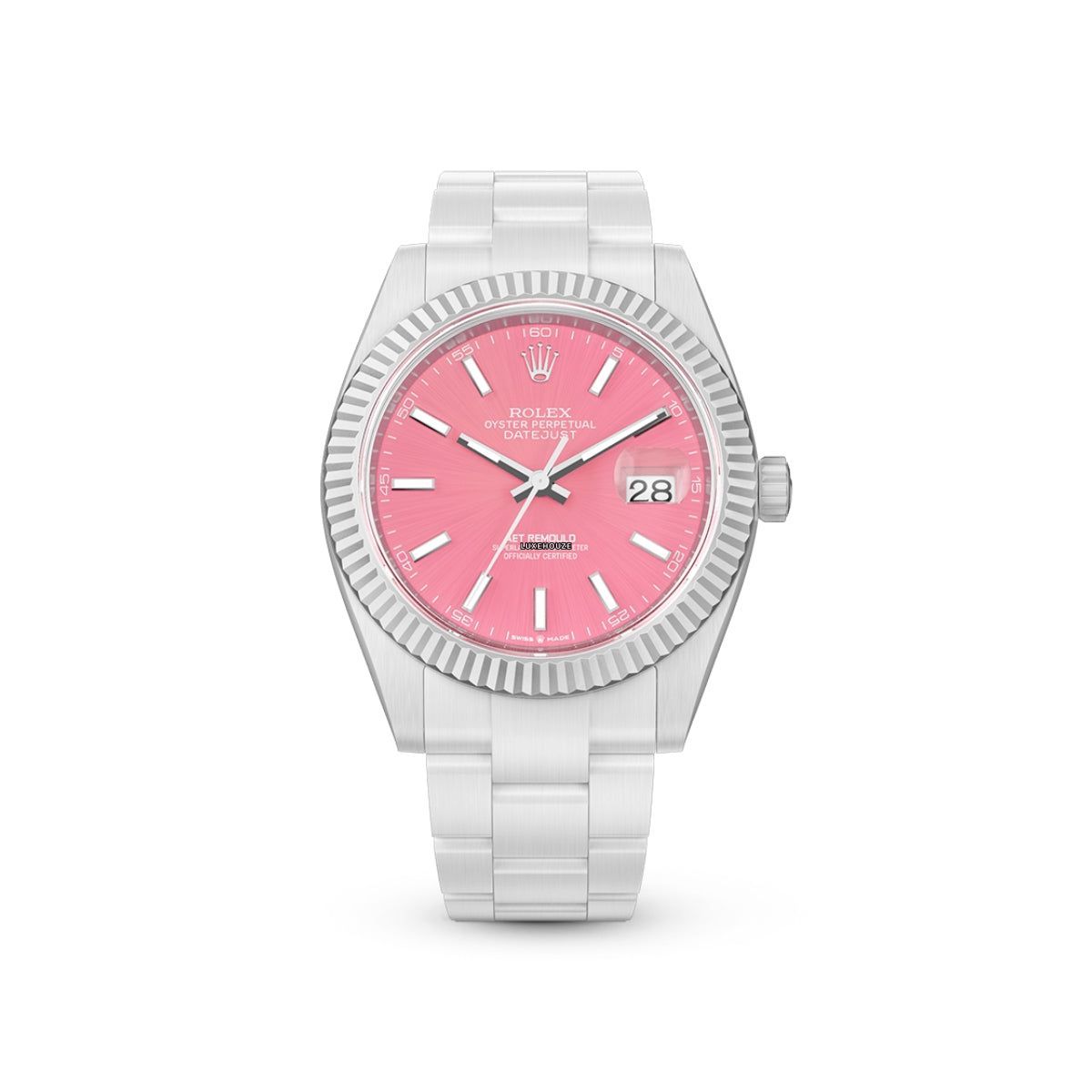 AET Remould Urban Collection Ceramic Datejust - Kyoto Pink