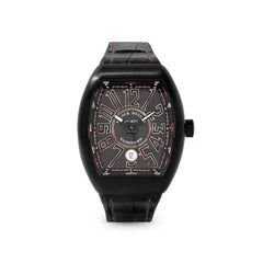 Franck Muller Vanguard V 41 SC DT TT NR 5N (Black Dial, Rose Gold Numbers)